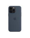 apple Etui silikonowe z MagSafe do iPhone 14 Pro Max - sztormowy błękit - nr 13