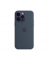 apple Etui silikonowe z MagSafe do iPhone 14 Pro Max - sztormowy błękit - nr 1