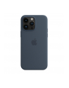 apple Etui silikonowe z MagSafe do iPhone 14 Pro Max - sztormowy błękit - nr 9