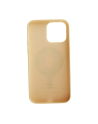 apple Etui silikonowe z MagSafe do iPhone 14 Pro Max - bladożółte - nr 11