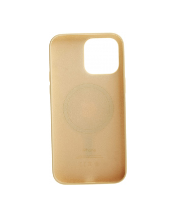 apple Etui silikonowe z MagSafe do iPhone 14 Pro Max - bladożółte