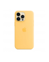 apple Etui silikonowe z MagSafe do iPhone 14 Pro Max - bladożółte - nr 2