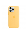 apple Etui silikonowe z MagSafe do iPhone 14 Pro Max - bladożółte - nr 3
