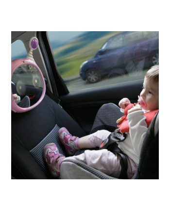 benbat Lusterko aktywne do samochodu Oly - różowy