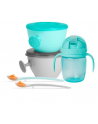 skip hop Zestaw jedzeniowy Easy-Feed Teal/Grey - nr 1