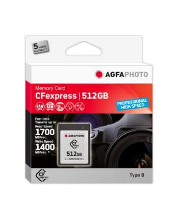 AgfaPhoto CFexpress 512GB Professional High Speed CA