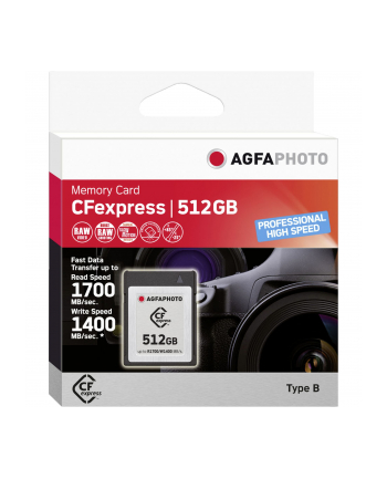 AgfaPhoto CFexpress 512GB Professional High Speed CA