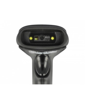 delock Skaner kodów kreskowych 2.4 GHz Bluetooth lub USB czarny 90562