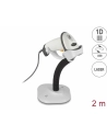 delock Skaner kodów kreskowych 1D Laser szary 90565 - nr 22