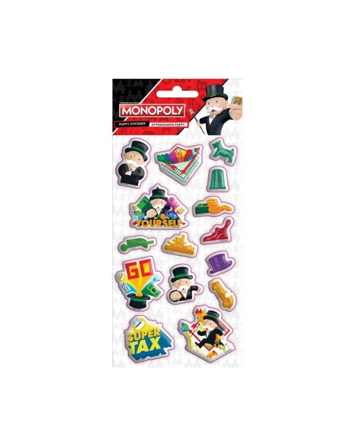 pulio Diakakis Naklejki wypukłe Monopoly główny