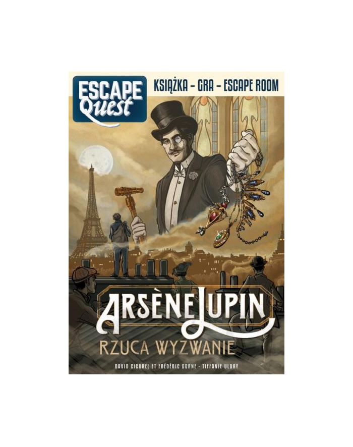 Książeczka Escape Quest. Arsene Lupin rzuca wyzwanie Egmont główny