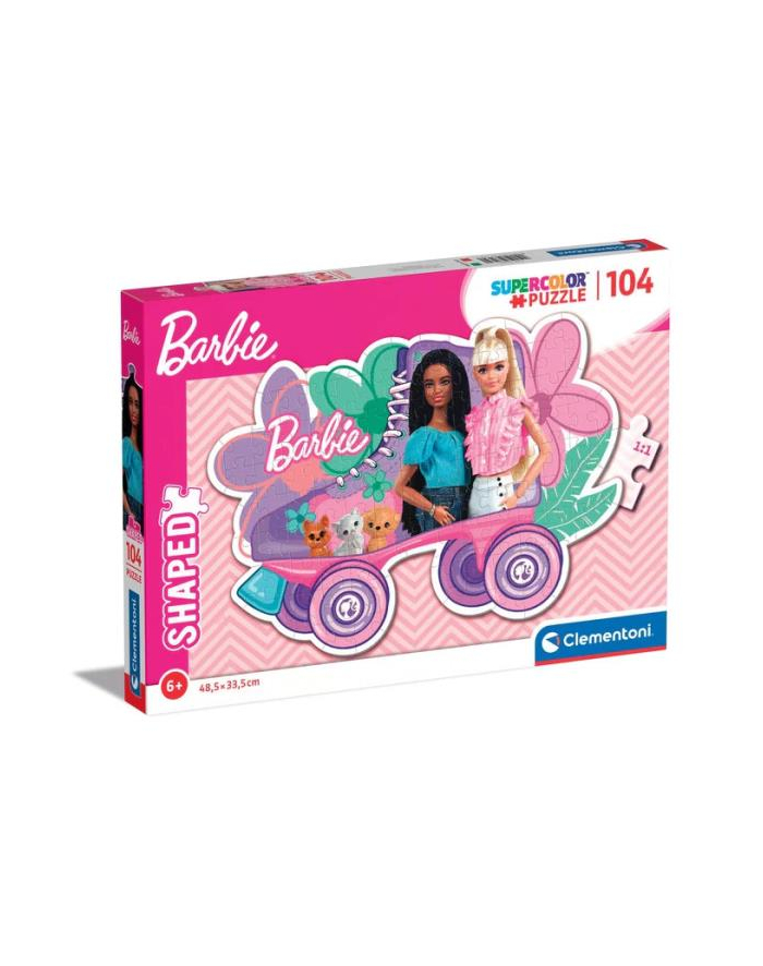 Clementoni Puzzle 104el shaped Barbie 27164 główny