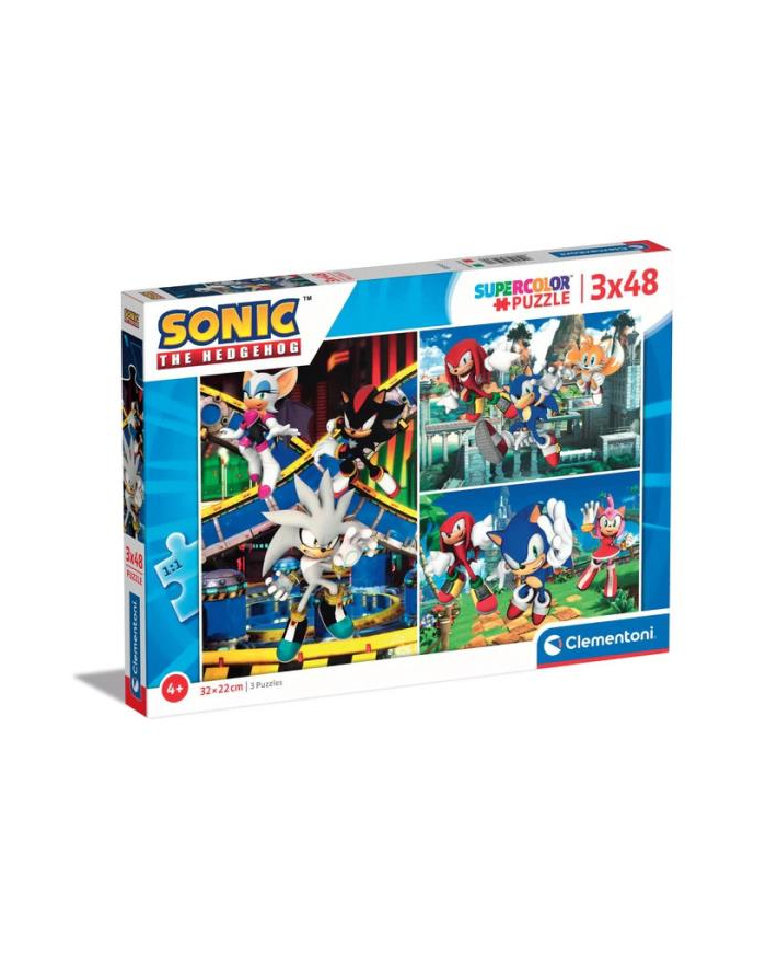 Clementoni Puzzle 3x48el Sonic the Hedgehog 25280 główny