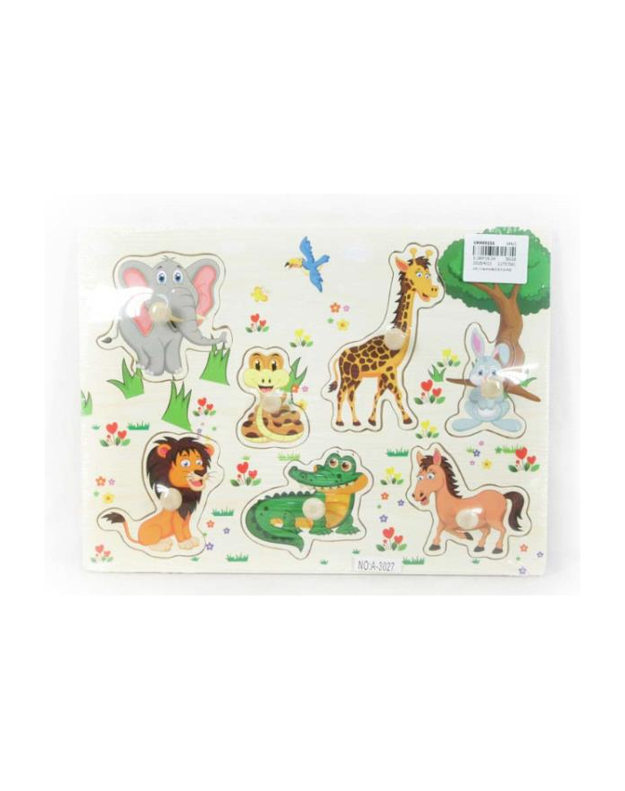 Puzzle drewniane zwierzęta BPUZ7525 BIGTOYS główny