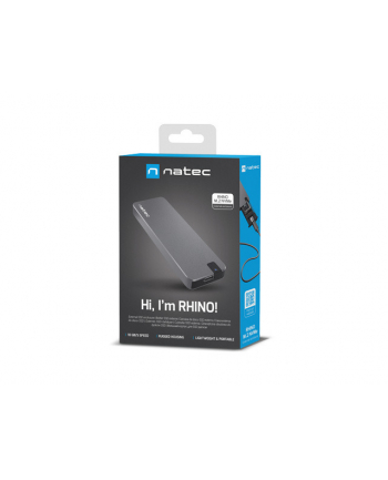 natec Kieszeń zewnętrzna SSD Rhino M.2 NVME USB-C 3.1 Gen 2 aluminium