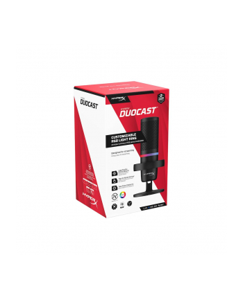 hyperx Mikrofon DuoCast Black RGB