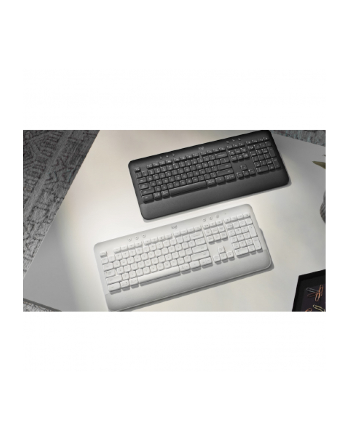 logitech Klawiatura bezprzewodowa K650 Signature Graphite US główny