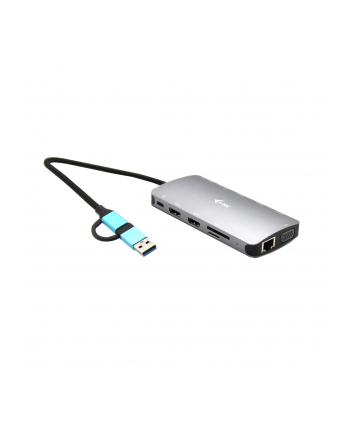 i-tec Stacja dokująca USB 3.0/USB-C/Thunderbolt 3x Display Metal Nano Dock LAN +Power Delivery 100W