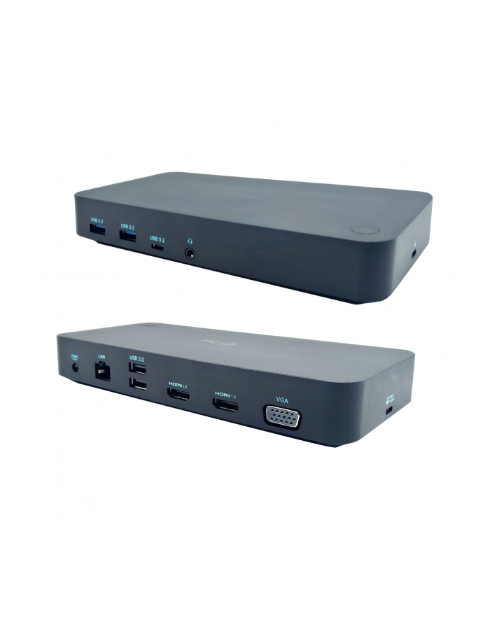 i-tec Stacja dokująca USB 3.0/USB-C/Thunderbolt 3x Display Docking Station + Power Delivery 65W główny