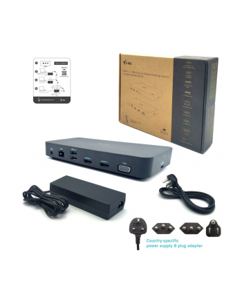 i-tec Stacja dokująca USB 3.0/USB-C/Thunderbolt 3x Display Docking Station + Power Delivery 65W