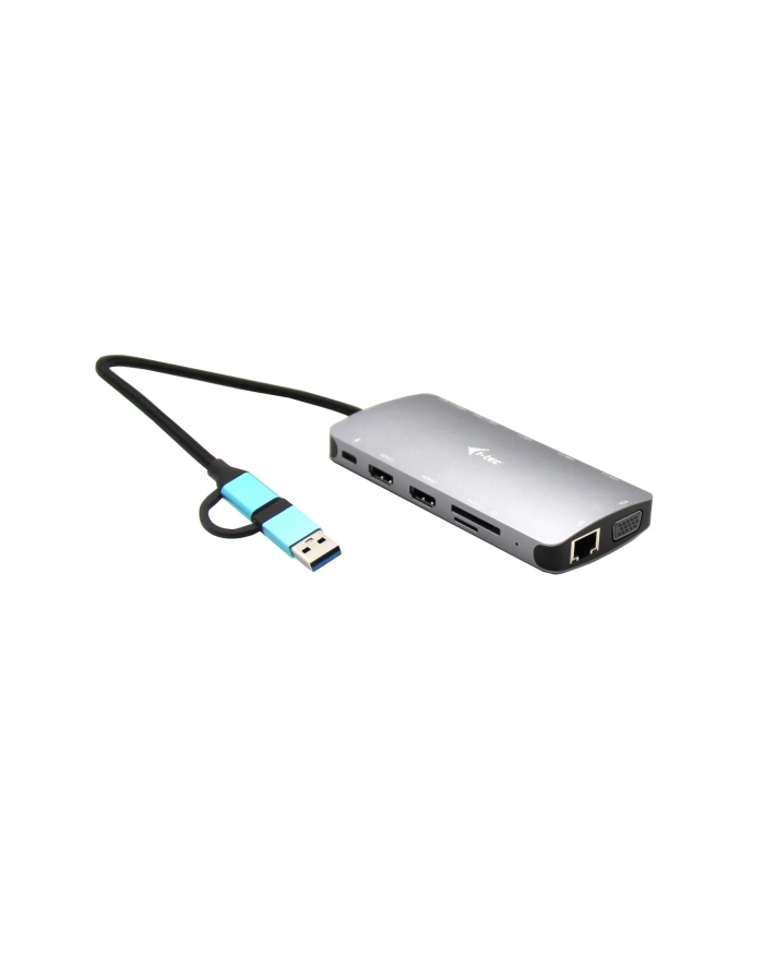 i-tec Stacja dokująca USB 3.0/USB-C/Thunderbolt 3x Display Metal Nano Dock LAN +Power Delivery 100W główny