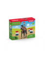 Schleich 42576 Kowbojka i wyścig wokół beczek Farm World - nr 19