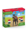 Schleich 42576 Kowbojka i wyścig wokół beczek Farm World - nr 20