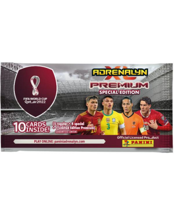 Karty FIFA WORLD CUP QATAR 2022 Adrenalyn XL Saszetka Premium 31055 PANINI