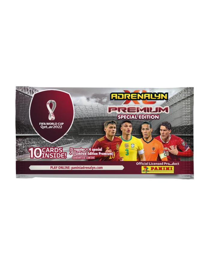 Karty FIFA WORLD CUP QATAR 2022 Adrenalyn XL Saszetka Premium 31055 PANINI główny