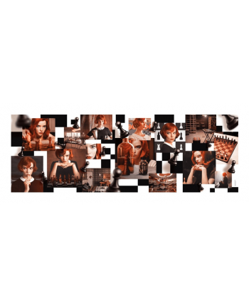 Clementoni Puzzle 1000el panorama Gambit Królowej. Queen's Gambit. Netflix 39696