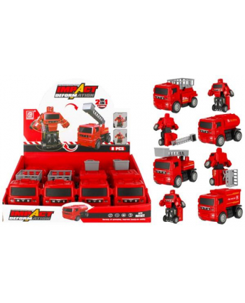euro-trade Auto Straż pożarna Robot 2w1 502104 Mega Creativ mix cena za 1 szt