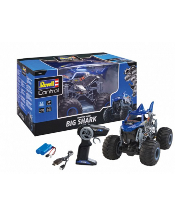 REVELL 24558 Auto na radio Monster Truck '';Big Shark'';