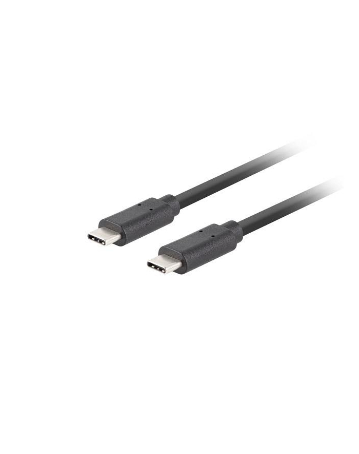 lanberg Kabel USB-C M/M 3.1 gen 2 0.5M 10GB/S PD100W czarny główny