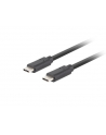 lanberg Kabel USB-C M/M 3.1 gen 2 1M 10GB/S PD100W czarny - nr 1