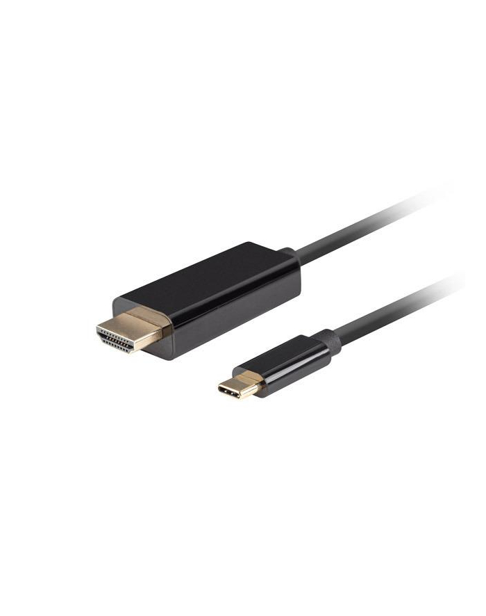 lanberg Kabel USB-C(M)-> HDMI(M)1M 4K 60HZ czarny główny