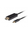 lanberg Kabel USB-C(M)-> HDMI(M)1M 4K 60HZ czarny - nr 9