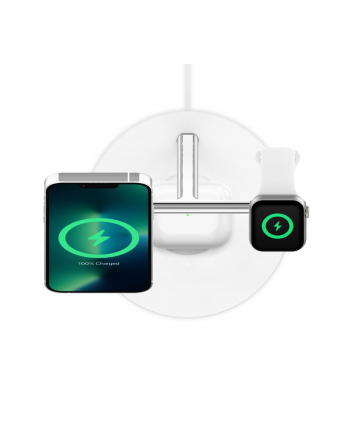 belkin Bezprzewodowa podstawka ładująca BOOST CHARGE PRO 3w1 MagSafe biała