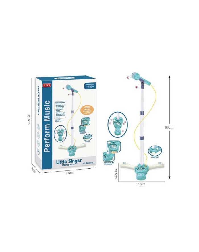 Mikrofon zabawkowy na statywie BZG0405 Bigtoys główny