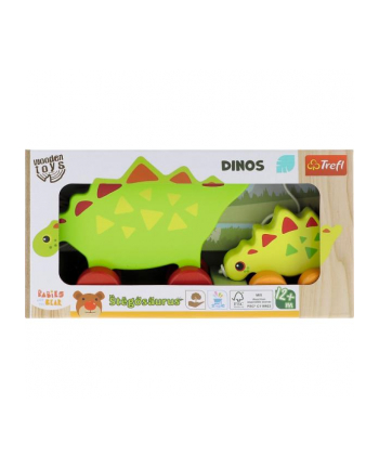 Zabawka drewniana - Dinos Stegosaurus 61747 Trefl