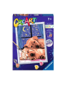 Malowanka CreArt dla dzieci: Śpiące psiaki 202164 RAVENSBURGER malowanie po numerach - nr 1