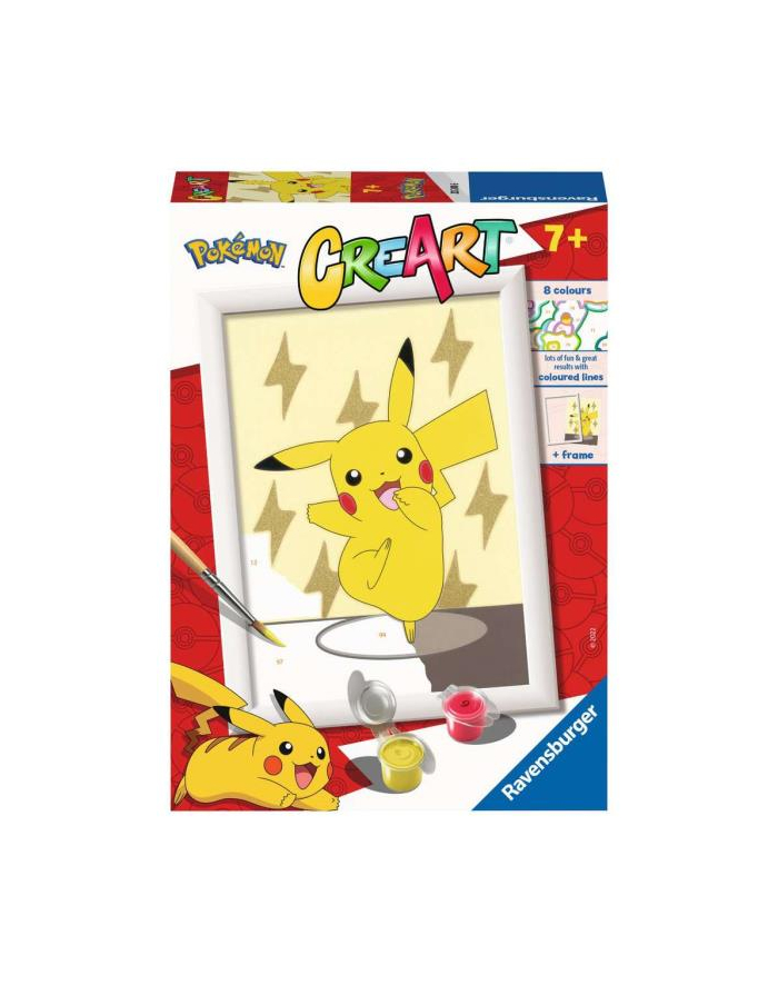 Malowanka CreArt dla dzieci: Pokemon 202416 RAVENSBURGER malowanie po numerach główny