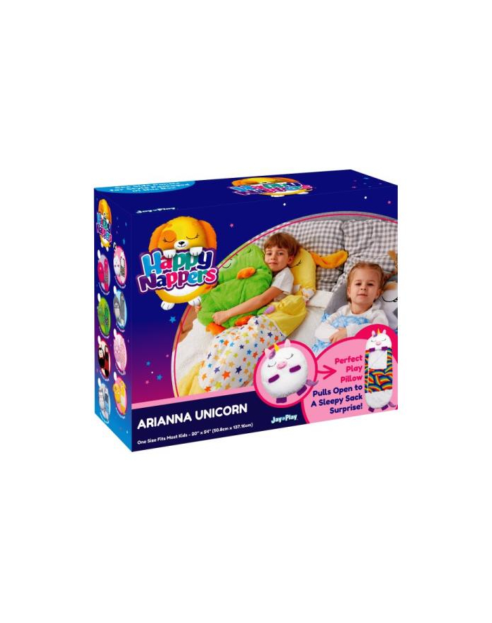 tm toys Śpiwór Happy Nappers Biały Jednorożec 7178 główny
