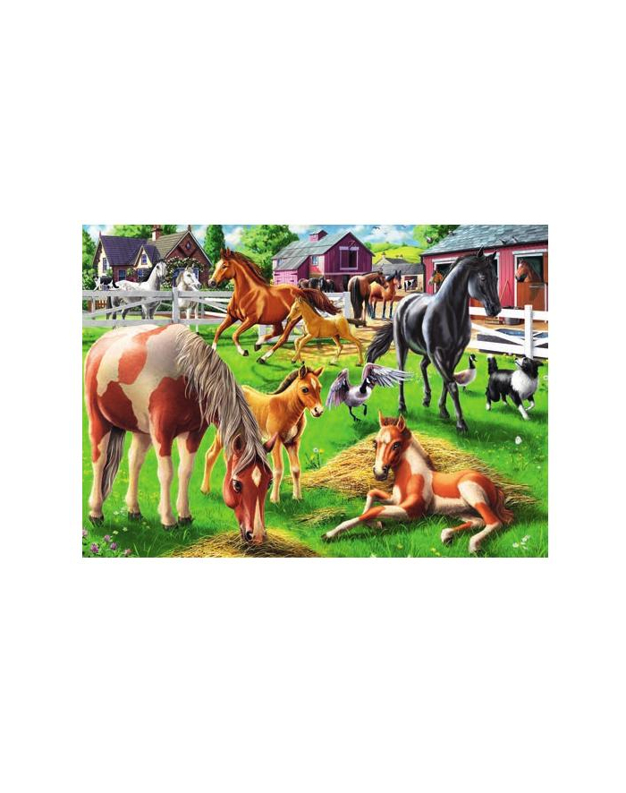 Puzzle 60el Szczęśliwe konie 051755 Ravensburger główny