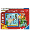 Puzzle 3x49el Pokemon 055869 Ravensburger - nr 1