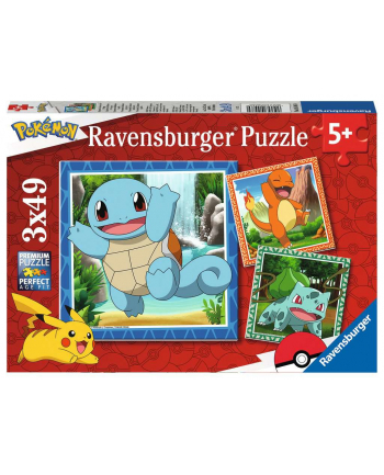 Puzzle 3x49el Pokemon 055869 Ravensburger