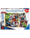 Puzzle 3x49el Avengers Marvel 080403 Ravensburger - nr 1