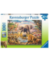 Puzzle 100el XXL Dzikie zwierzęta 132843 Ravensburger - nr 1