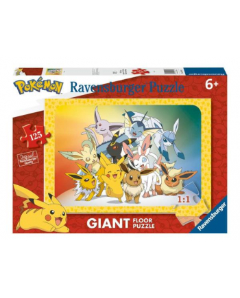 Puzzle 125el podłogowe Pokemon Giant 056415 Ravensburger