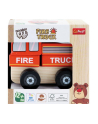 Zabawka drewniana - Fire truck Straż pożarna 61766 Trefl - nr 1
