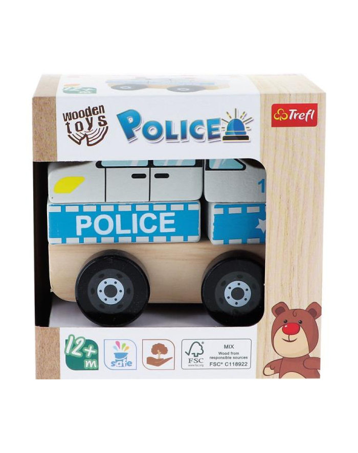 Zabawka drewniana - Police Policja 61767 Trefl główny